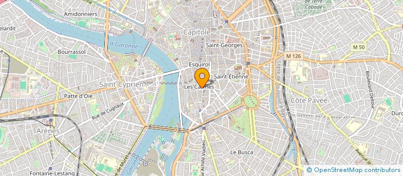 localisation de l'entreprise SCI JVA BRUN à TOULOUSE