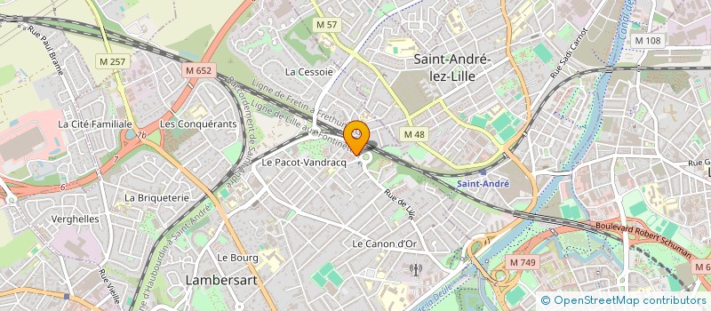 localisation de l'entreprise SCI JVB VANMULLEM à LAMBERSART