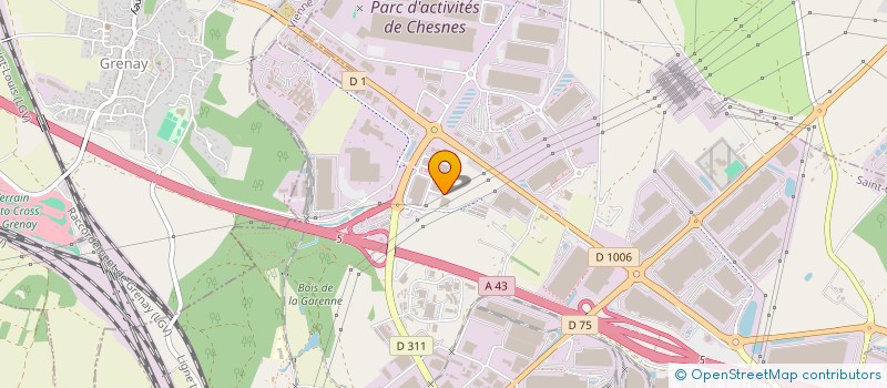 localisation de l'entreprise SCI JVC IMMO 4  SAINT-QUENTIN-FALLAVIER