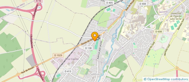 localisation de l'entreprise SCI JVCN  SALOUEL