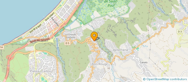 localisation de l'entreprise SCI JVD  SAINT-PAUL