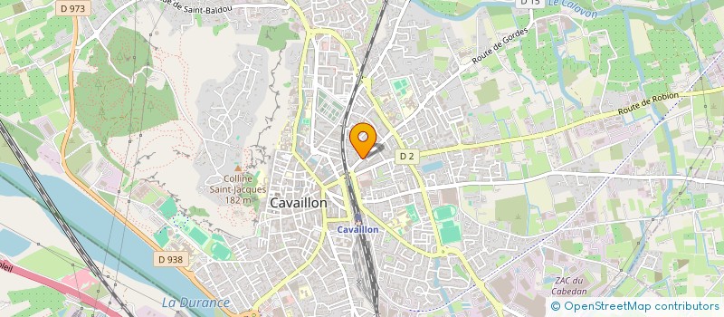 localisation de l'entreprise SCI JVD  CAVAILLON