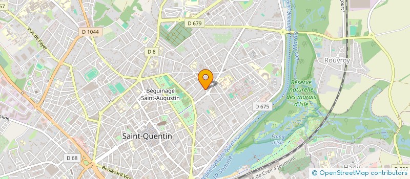 localisation de l'entreprise SCI JVH à SAINT-QUENTIN