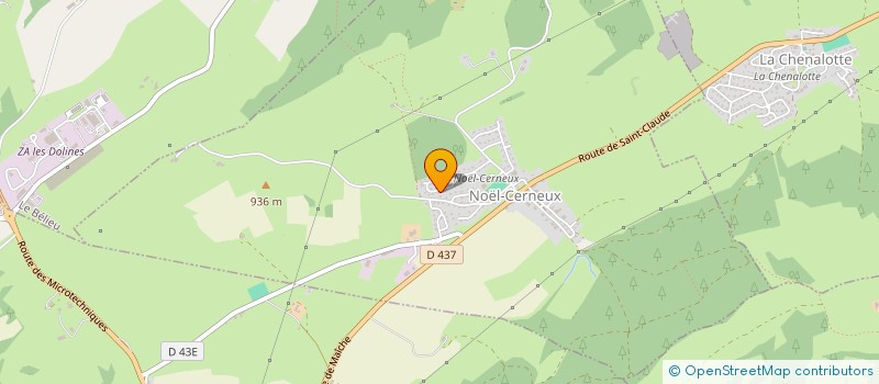 localisation de l'entreprise SCI JVLI  NOEL-CERNEUX