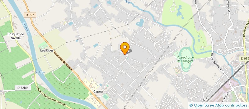 localisation de l'entreprise SCI JVLJ  MONTAUBAN