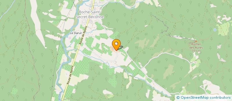 localisation de l'entreprise SCI JVR  LA ROCHE ST SECRET-BECONNE