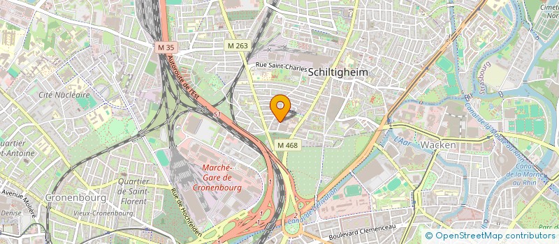 localisation de l'entreprise SCI JVS  SCHILTIGHEIM