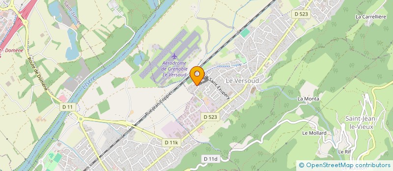 localisation de l'entreprise SCI JVVVM  LE VERSOUD