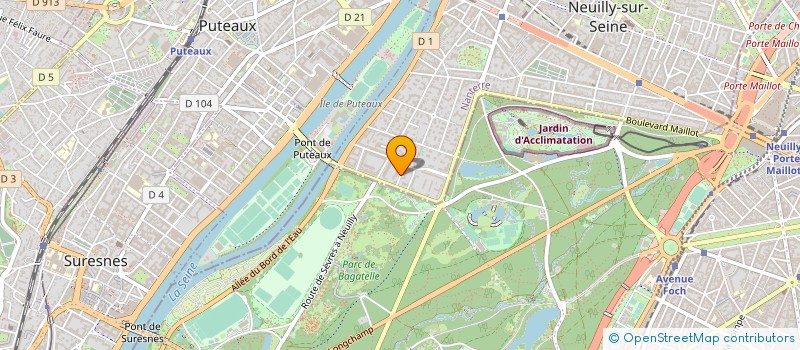 localisation de l'entreprise SCI JW à NEUILLY-SUR-SEINE
