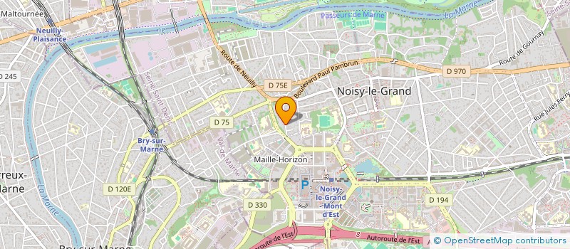 localisation de l'entreprise SCI JWCF à NOISY-LE-GRAND