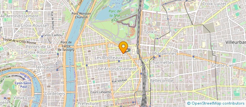 localisation de l'entreprise SCI JWH  LYON