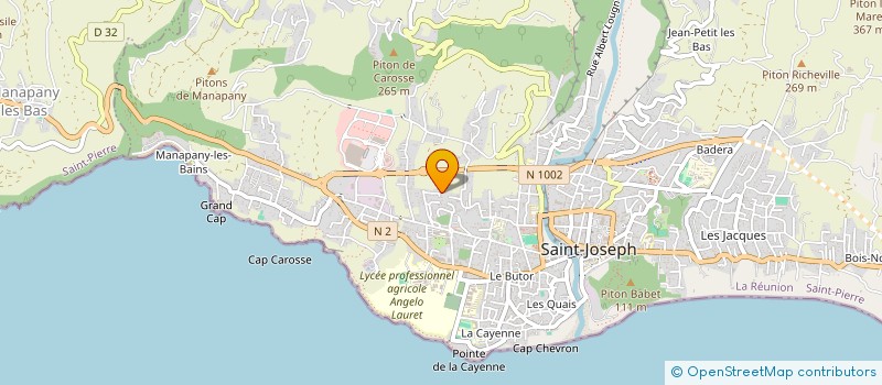 localisation de l'entreprise SCI JWL à SAINT-JOSEPH