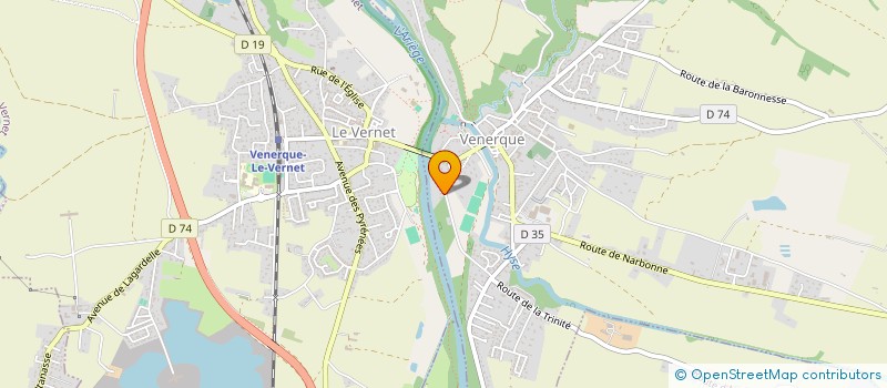 localisation de l'entreprise SCI JYB à VENERQUE