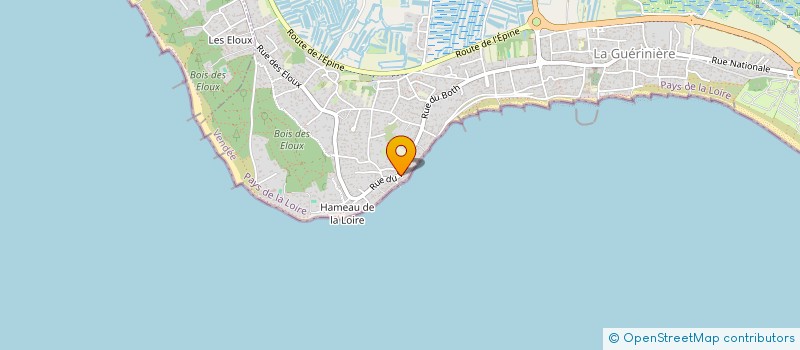 localisation de l'entreprise SCI JYCA  LA GUERINIERE