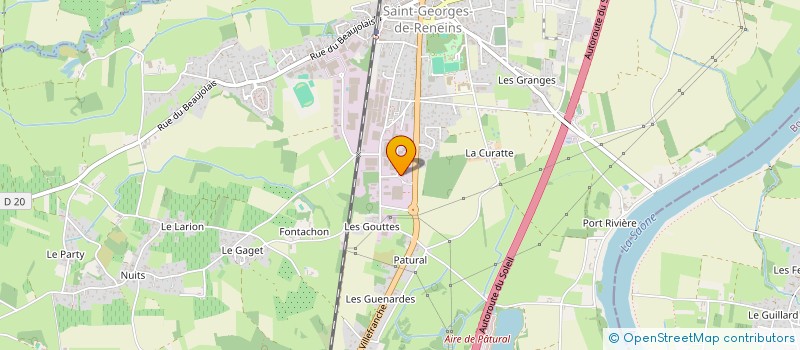 localisation de l'entreprise SCI JYCAT  SAINT-GEORGES-DE-RENEINS