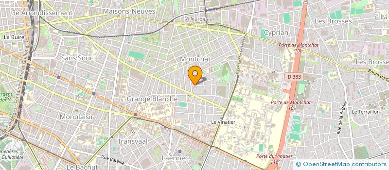 localisation de l'entreprise SCI JYCE  LYON