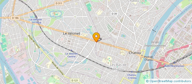 localisation de l'entreprise SCI JYCEN  LE VESINET