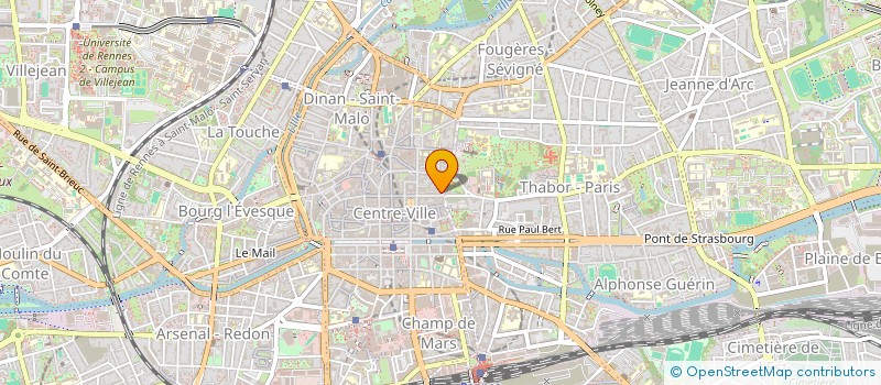 localisation de l'entreprise SCI JYCS  RENNES