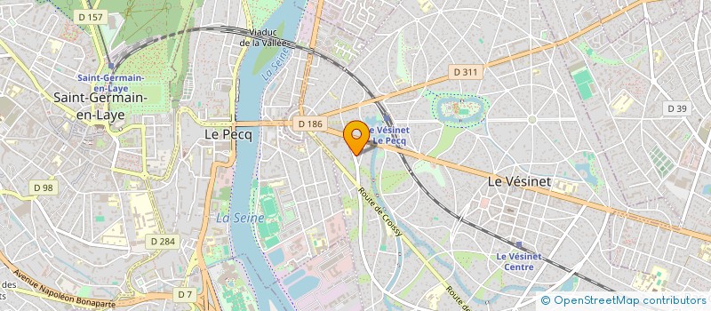 localisation de l'entreprise SCI JYCY  LE VESINET