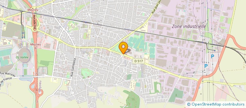 localisation de l'entreprise SCI JYDC  MEYZIEU