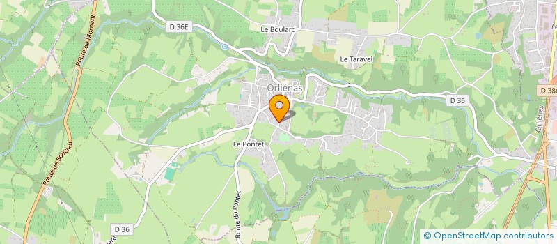 localisation de l'entreprise SCI JYEM  ORLIENAS