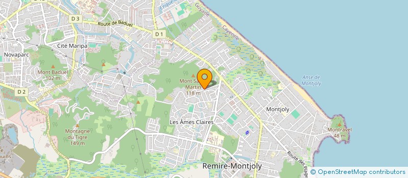 localisation de l'entreprise SCI JYFLO  REMIRE-MONTJOLY