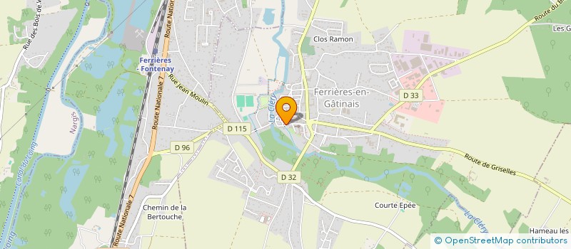 localisation de l'entreprise SCI JYGA  FERRIERES-EN-GATINAIS