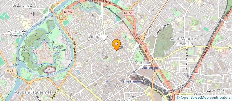 localisation de l'entreprise SCI JYLC à LILLE
