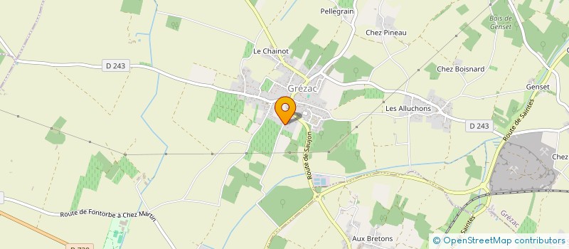 localisation de l'entreprise SCI JYLF  GREZAC