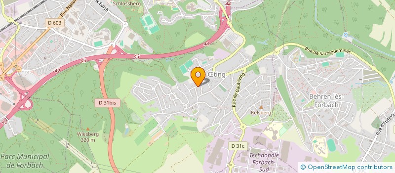 localisation de l'entreprise SCI JYM  TING