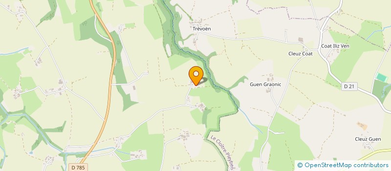 localisation de l'entreprise SCI JYM  PLEYBEN