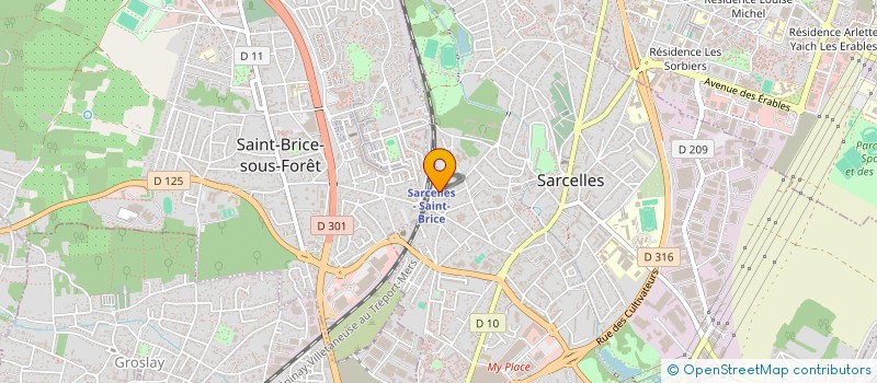 localisation de l'entreprise SCI JYM à ST BRICE SOUS FORET
