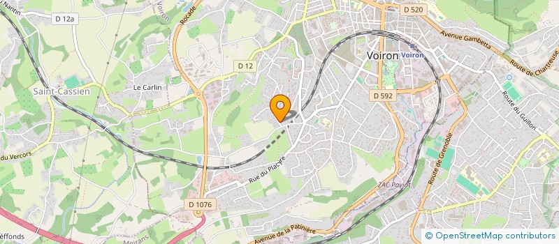 localisation de l'entreprise SCI JYMA à VOIRON
