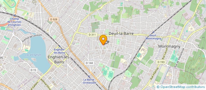 localisation de l'entreprise SCI JYMAZ  DEUIL-LA-BARRE