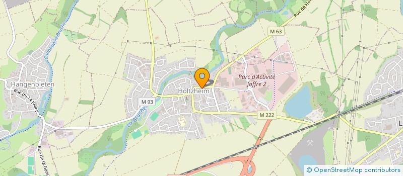 localisation de l'entreprise SCI JYMIDOM  HOLTZHEIM