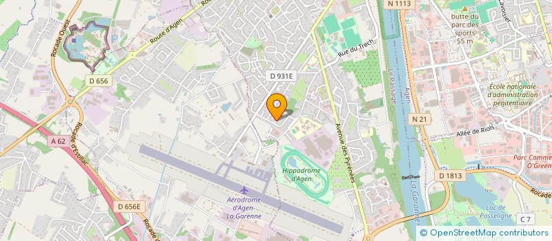 localisation de l'entreprise SCI JYMP  LE PASSAGE