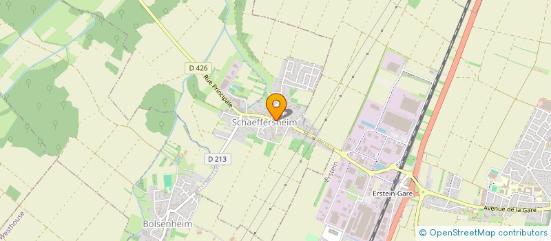 localisation de l'entreprise SCI JYMS  SCHAEFFERSHEIM