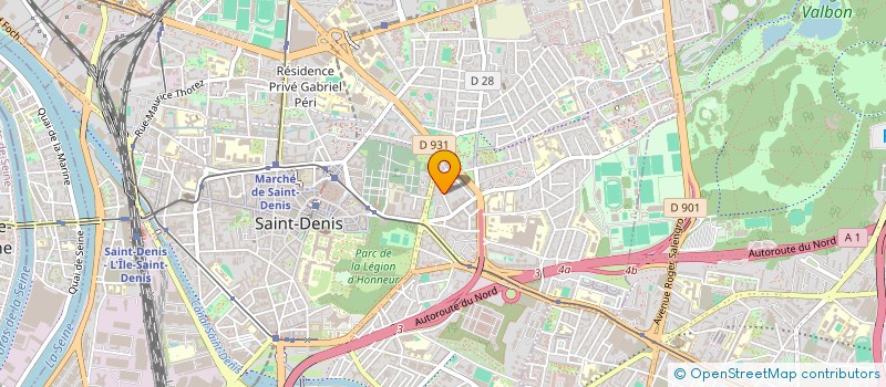 localisation de l'entreprise SCI JYP à SAINT-DENIS