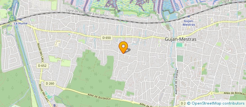 localisation de l'entreprise SCI JYP  GUJAN-MESTRAS