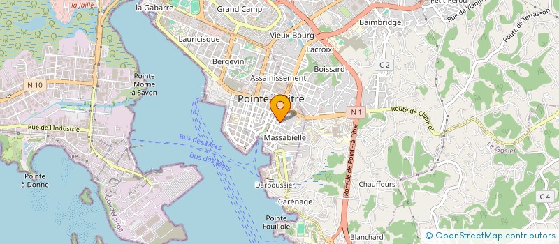 localisation de l'entreprise SCI JYPOYAB à POINTE-A-PITRE