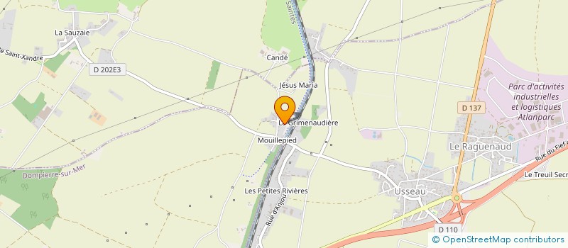 localisation de l'entreprise SCI JYRMAT  DOMPIERRE-SUR-MER