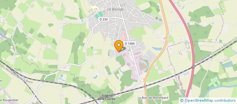 localisation de l'entreprise SCI JYRO  LA BAZOGE