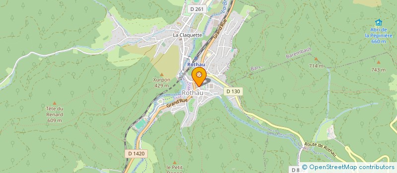 localisation de l'entreprise SCI JYTLL'S  ROTHAU