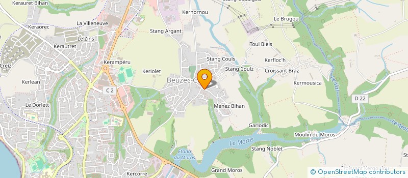 localisation de l'entreprise SCI JYV IMMO 916  CONCARNEAU