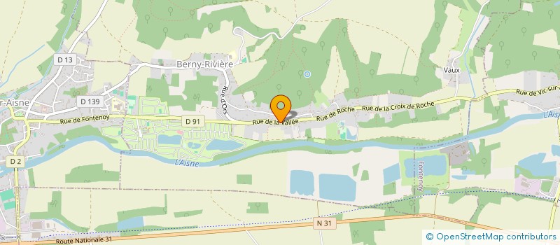 localisation de l'entreprise SCI JYVE 2B  MONTIGNY-LENGRAIN