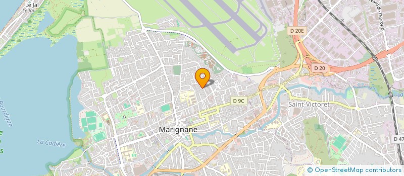 localisation de l'entreprise SCI JZ  MARIGNANE