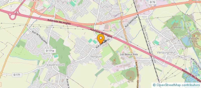 localisation de l'entreprise SCI K 2 S  VERQUIN