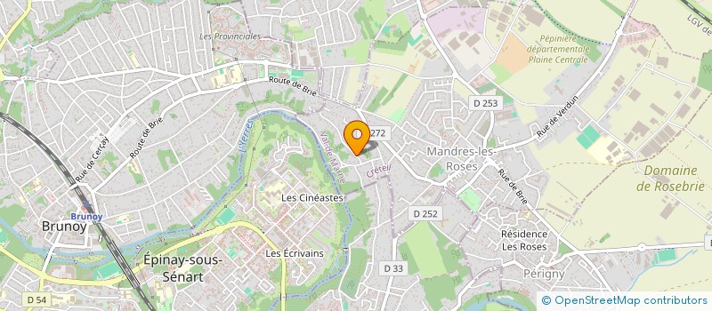 localisation de l'entreprise SCI K 2019  MANDRES-LES-ROSES