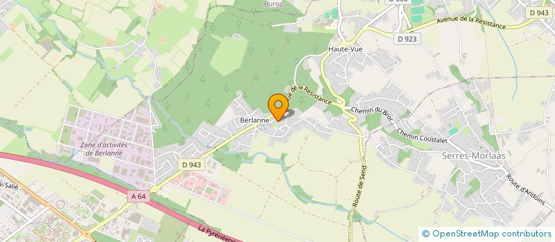 localisation de l'entreprise SCI K  BILLERE