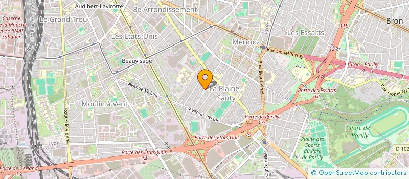 localisation de l'entreprise SCI K 3B  LYON